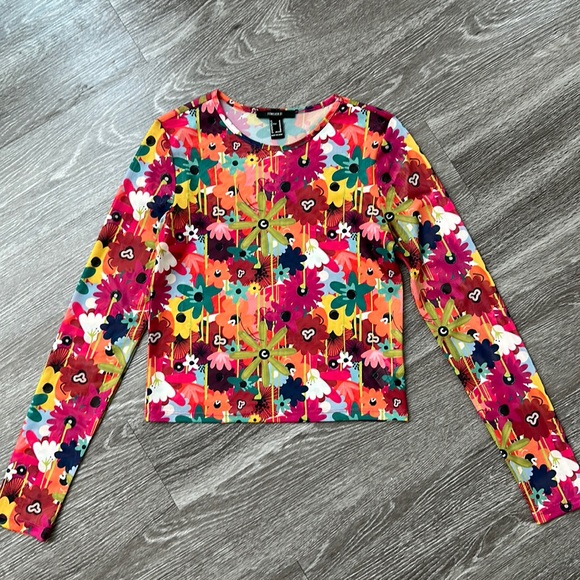 Funky Sheer Long Sleeve Top - Picture 1 of 2